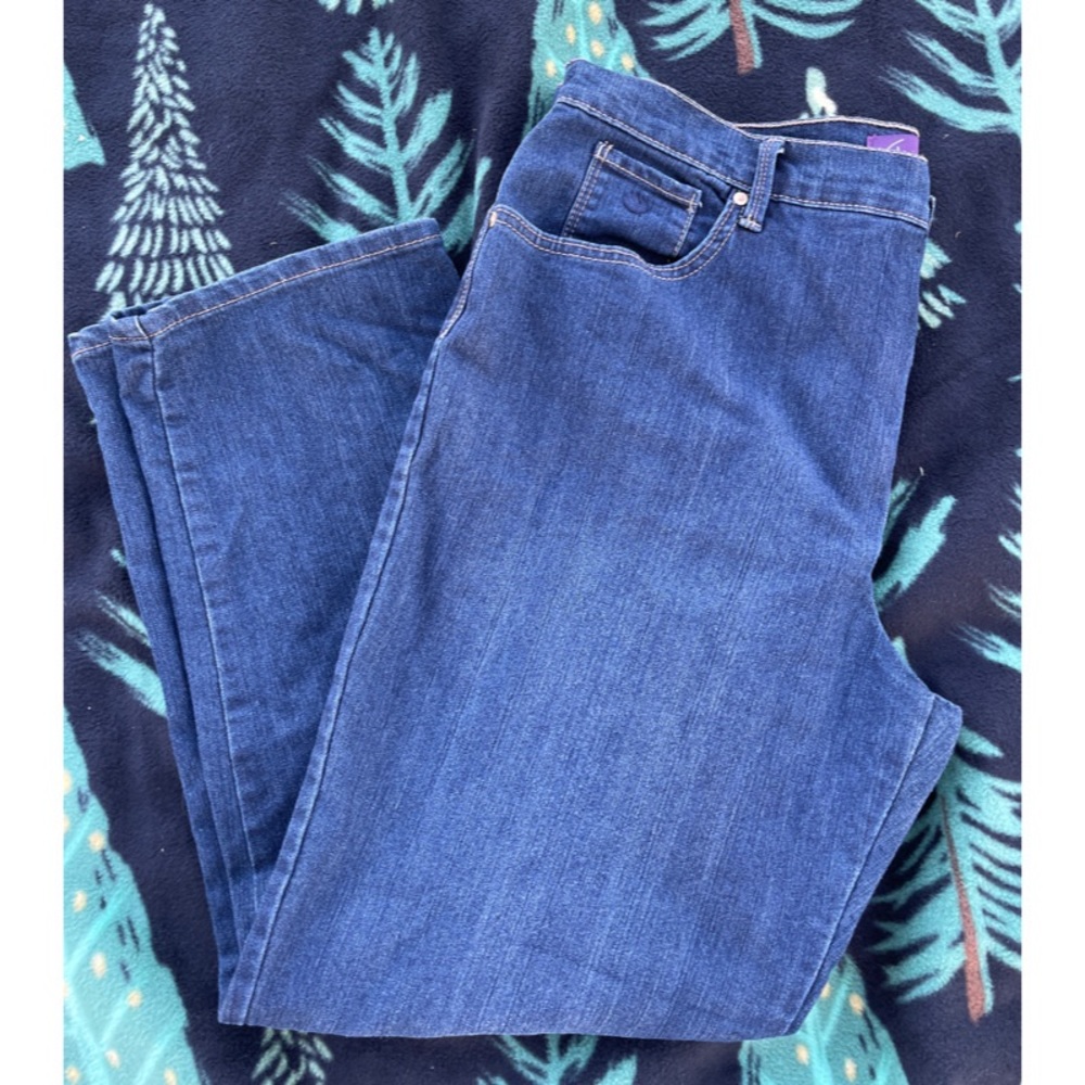 Gloria Vanderbilt Amanda straight leg jeans sz 18